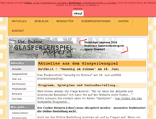Tablet Screenshot of glasperlenspiel.de